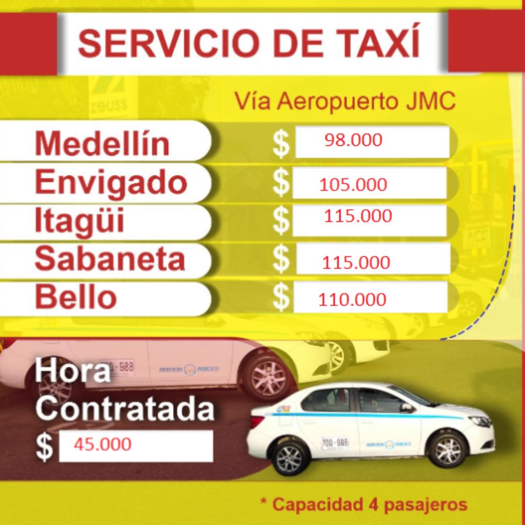 Tarifas Taxivan Aeropuerto 6843